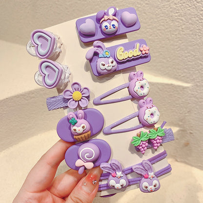 🎉Sanrio children's hair clips little girls cute baby hair accessories set