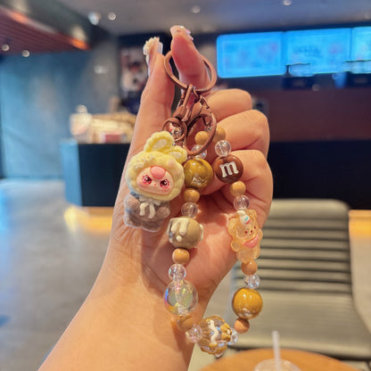Quirky Cute Labubu Hot-Selling Adorable Phone Chain Keychain Bag Pendant Accessory Holiday Gift