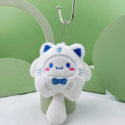 💕New Sanrio plush doll toy keychain pendant gift for girls