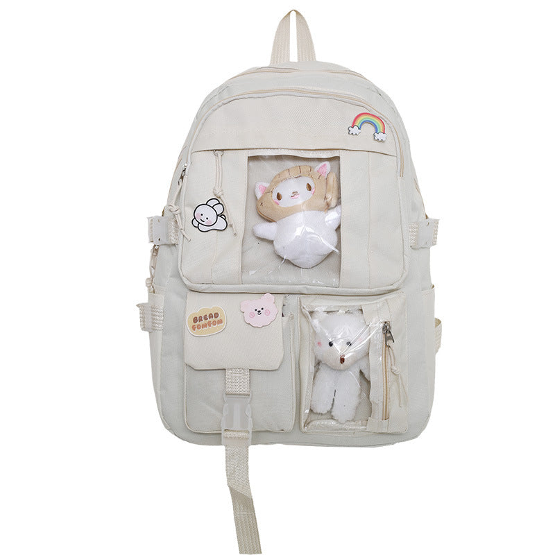 Hot Selling Backpack for Girls Korean Style Cute Japanese Style Campus Student School Bag Casual Large Capacity Laptop Backpack