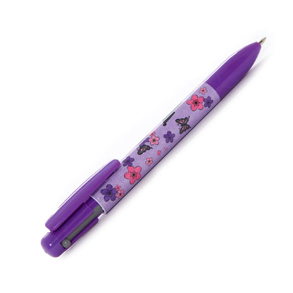 Kuromi 2-Way Pen and Pencil Duo (Spring Kimono Series)