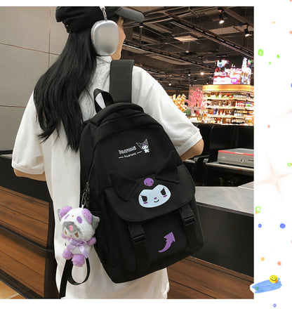 🎒Official genuine authorized large capacity comfortable fabric outdoor leisure travel campus simple style multifunctional backpack🎉