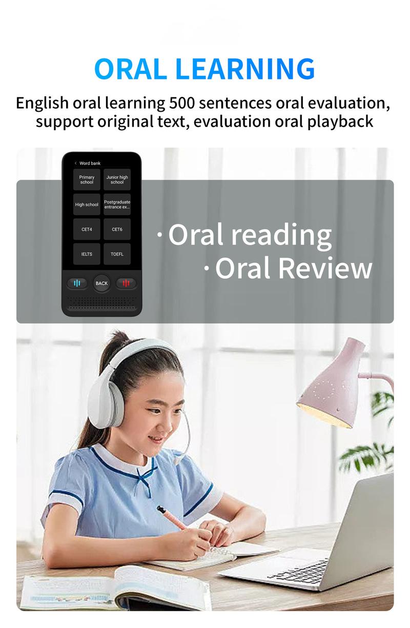 AI Language Translator Device T21 |   138 Languages, Real-Time Voice & Photo Translation |   Offline Mode & Touchscreen |   Perfect for Travel & Business & Work Translation Traductor