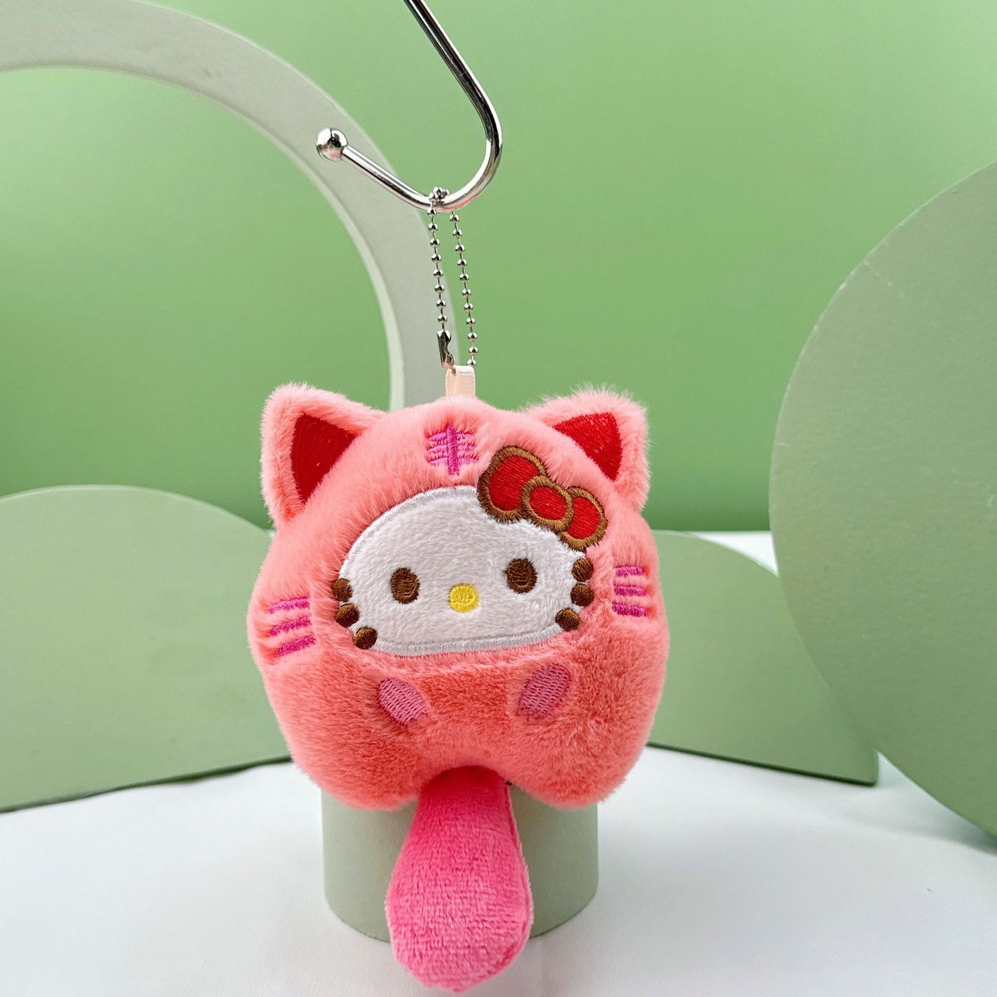 💕New Sanrio plush doll toy keychain pendant gift for girls