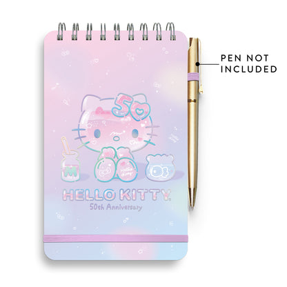 Hello Kitty x Studio Oh! 50th Anniversary Top-Spiral Notebook with Pocket & Pen Loop