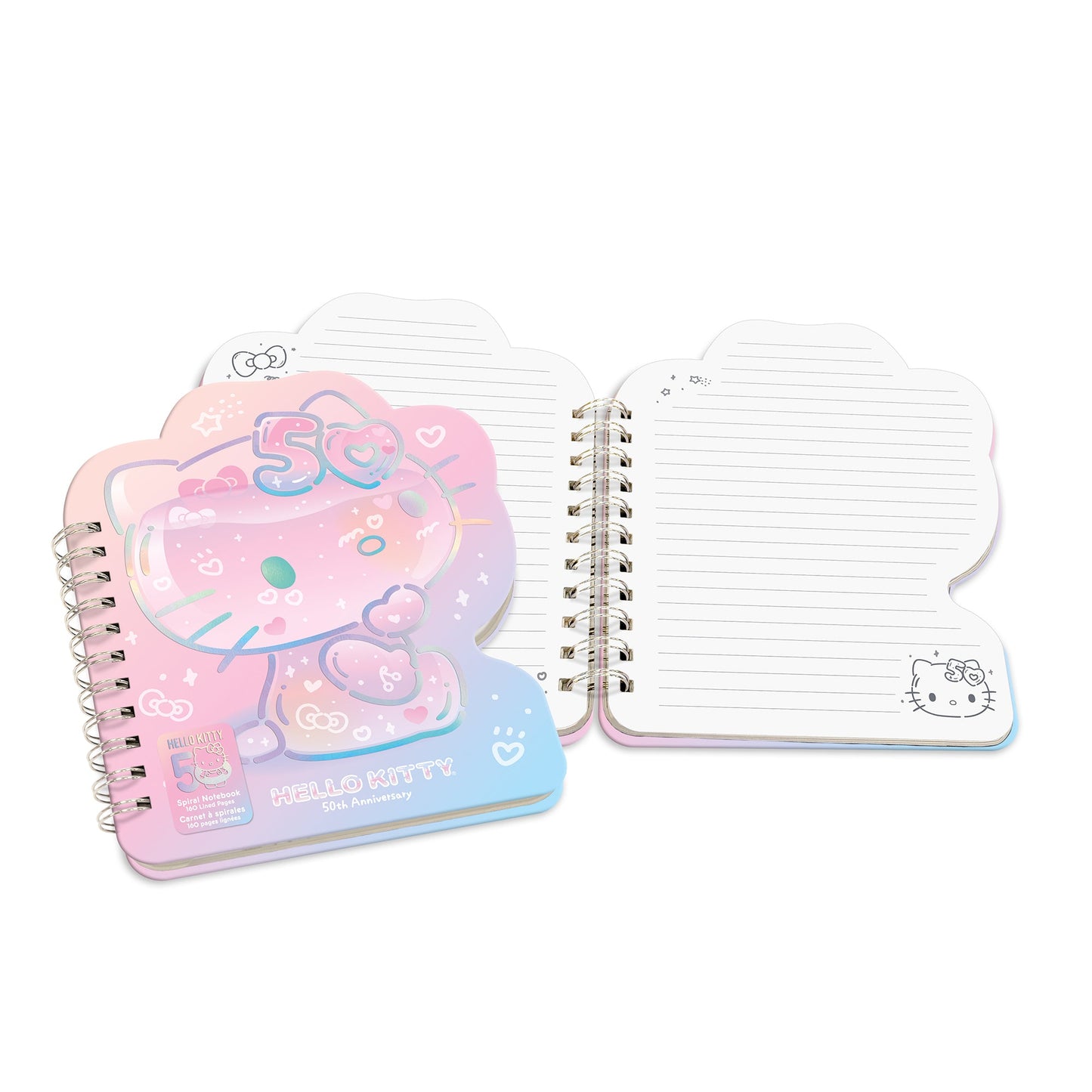 Hello Kitty x Studio Oh! 50th Anniversary Die-Cut Spiral Notebook