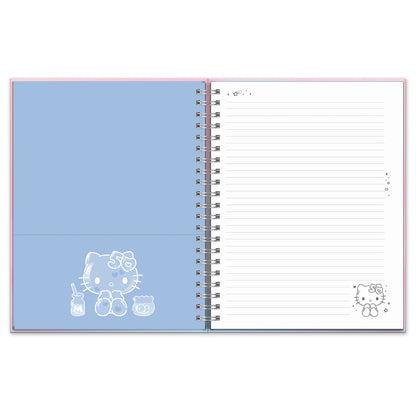 Hello Kitty x Studio Oh! 50th Anniversary Extra-Large Spiral Notebook & Sticker Sheet