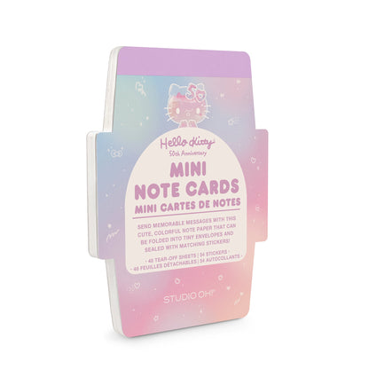 Hello Kitty x Studio Oh! 50th Anniversary Mini Note Cards and Sticker Set