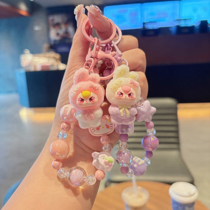Quirky Cute Labubu Hot-Selling Adorable Phone Chain Keychain Bag Pendant Accessory Holiday Gift