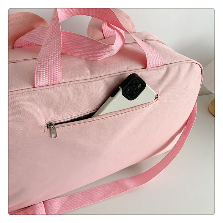 Fashion Cat Large Capacity Student Travel Bag Waterproof Large Capacity Cute Girl KT Luggage Bag Female Handbag