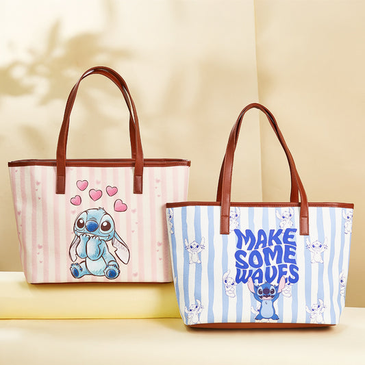Disney New Stitch Shoulder Bag High-End Versatile Handbag Tote Commuter Bag Large Capacity Bag for Women