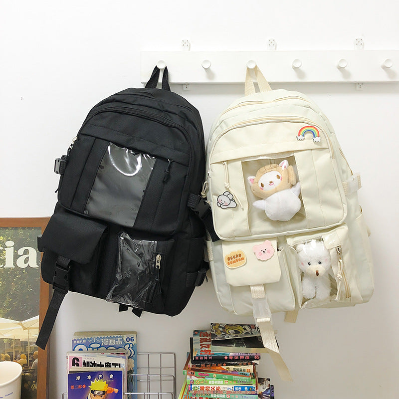 Hot Selling Backpack for Girls Korean Style Cute Japanese Style Campus Student School Bag Casual Large Capacity Laptop Backpack