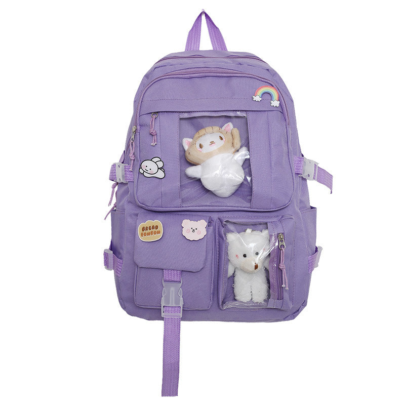 Hot Selling Backpack for Girls Korean Style Cute Japanese Style Campus Student School Bag Casual Large Capacity Laptop Backpack