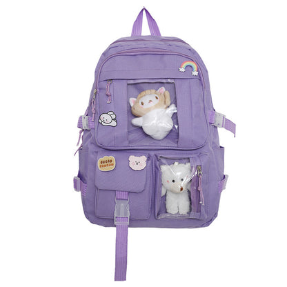 Hot Selling Backpack for Girls Korean Style Cute Japanese Style Campus Student School Bag Casual Large Capacity Laptop Backpack