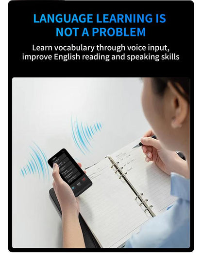 AI Language Translator Device T21 |   138 Languages, Real-Time Voice & Photo Translation |   Offline Mode & Touchscreen |   Perfect for Travel & Business & Work Translation Traductor