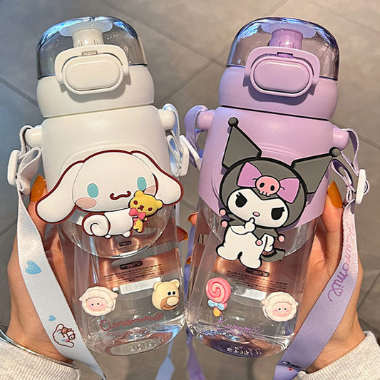 Sanrio Genuine Cinnamoroll Water Cup Tritan Cute High-Value New 2022 Straw Cup Plastic