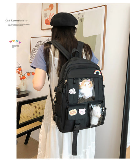 Hot Selling Backpack for Girls Korean Style Cute Japanese Style Campus Student School Bag Casual Large Capacity Laptop Backpack