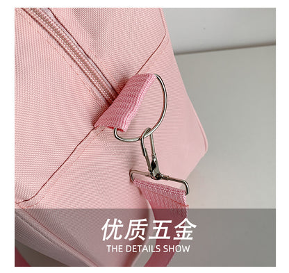 Fashion Cat Large Capacity Student Travel Bag Waterproof Large Capacity Cute Girl KT Luggage Bag Female Handbag