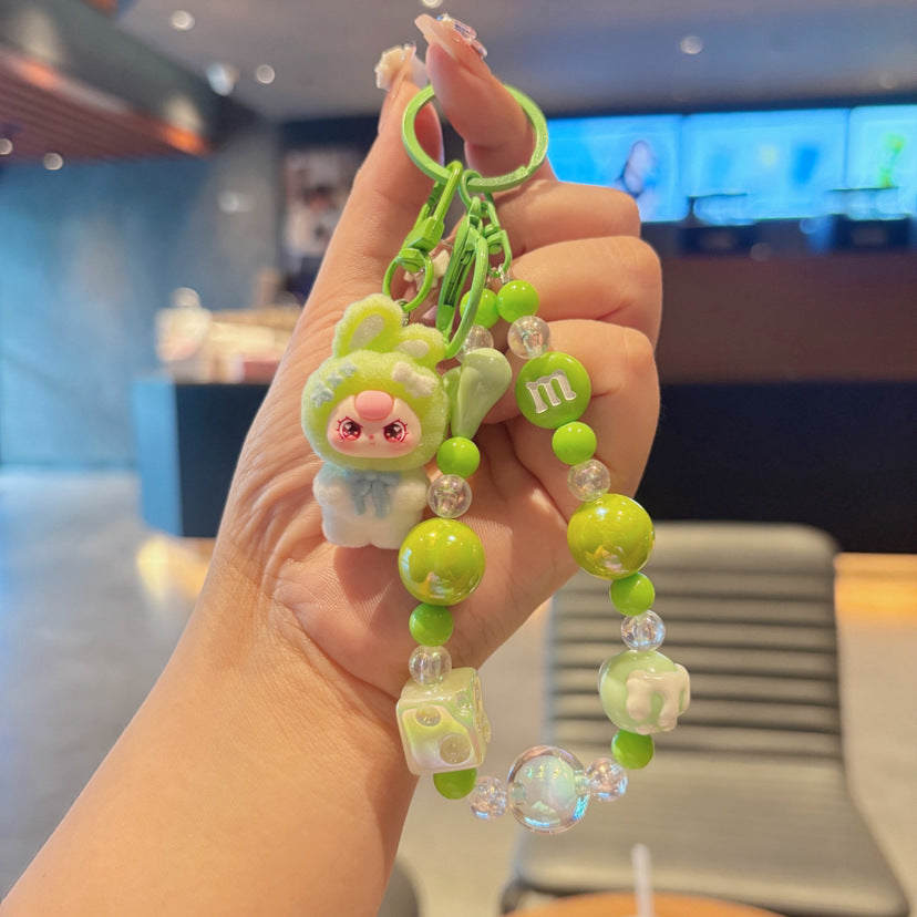 Quirky Cute Labubu Hot-Selling Adorable Phone Chain Keychain Bag Pendant Accessory Holiday Gift