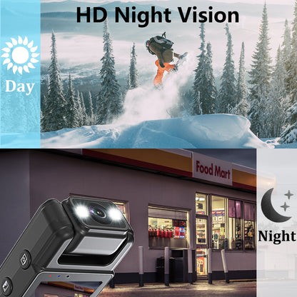 L12 Direct-to-HD Camera DV Video Recording & Audio Capture Conference & Sports Event Recording On-Duty Body Camera Night Vision Back Clip & Handheld