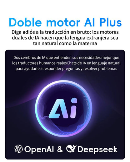 AI Language Translator Device T21 |   138 Languages, Real-Time Voice & Photo Translation |   Offline Mode & Touchscreen |   Perfect for Travel & Business & Work Translation Traductor