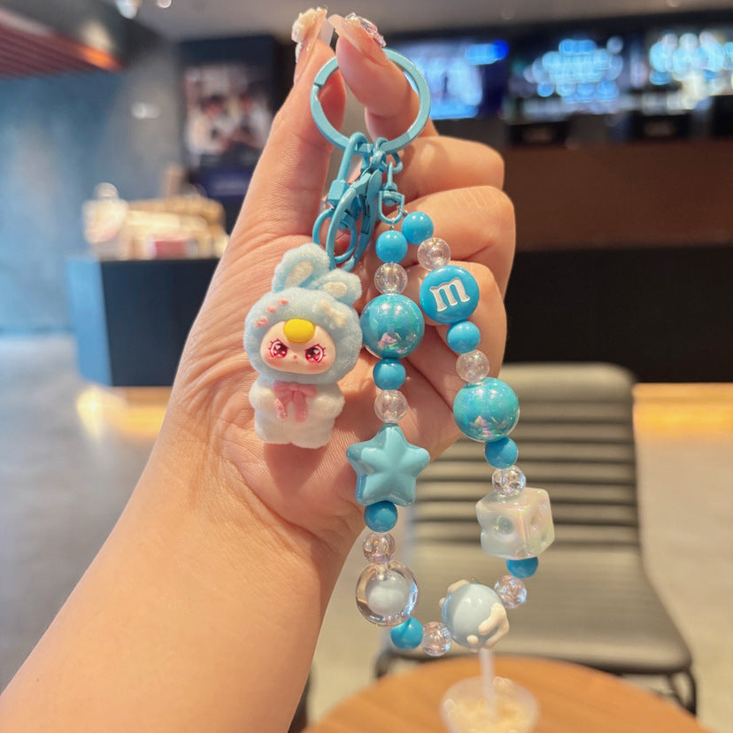 Quirky Cute Labubu Hot-Selling Adorable Phone Chain Keychain Bag Pendant Accessory Holiday Gift