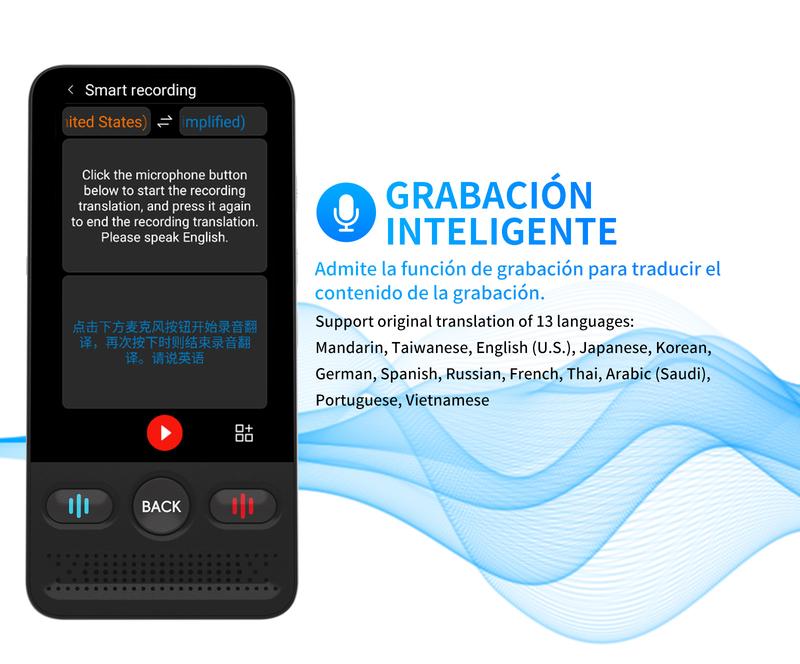 AI Language Translator Device T21 |   138 Languages, Real-Time Voice & Photo Translation |   Offline Mode & Touchscreen |   Perfect for Travel & Business & Work Translation Traductor