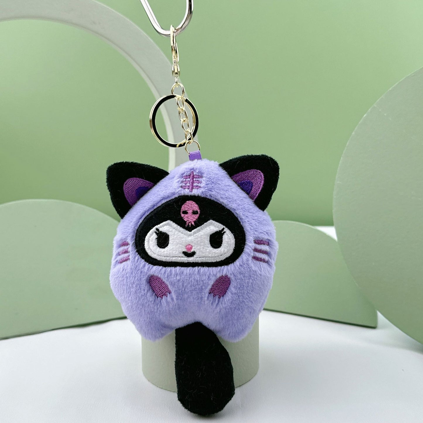 💕New Sanrio plush doll toy keychain pendant gift for girls