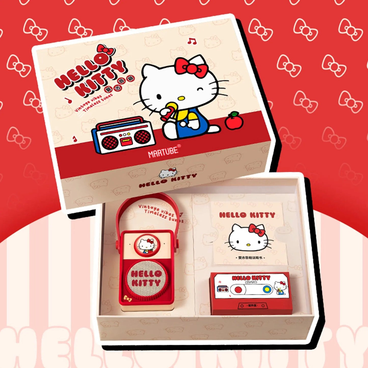 Sanriohouse x Sanrio Hello Kitty Speaker-Wireless Portable Bluetooth