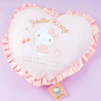 Sanrio Characters Heart Ruffle Cushion