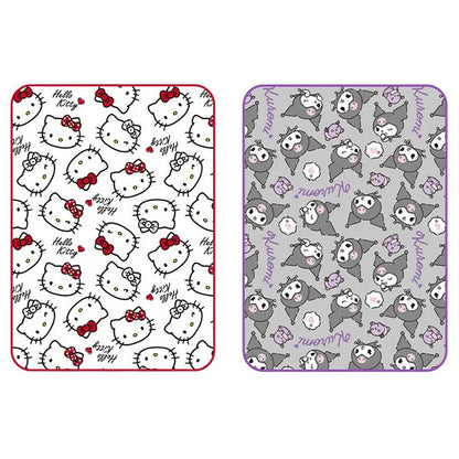 Sanrio Characters Face Pattern Throw Blanket