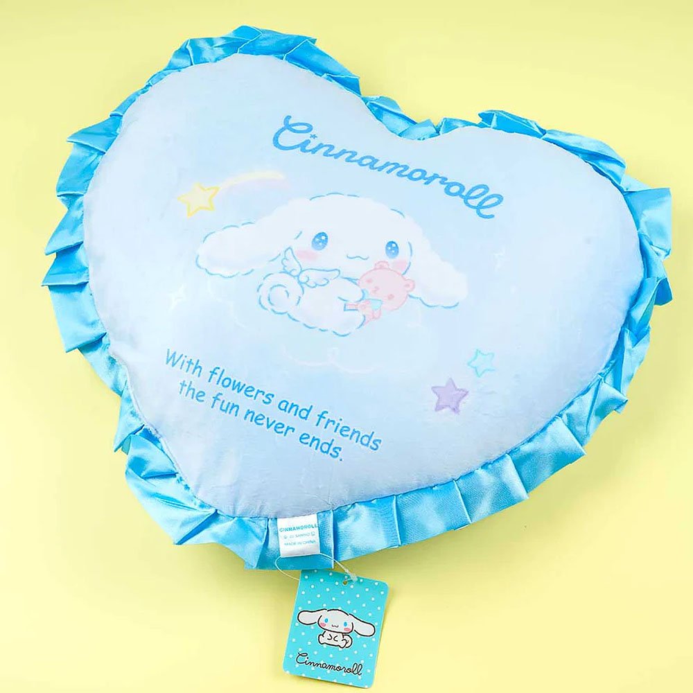 Sanrio Characters Heart Ruffle Cushion