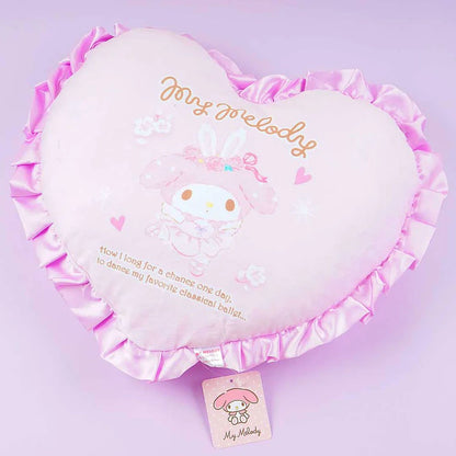 Sanrio Characters Heart Ruffle Cushion