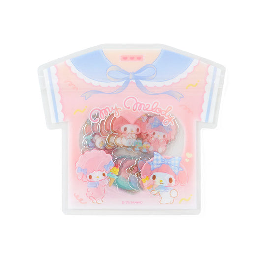 My Melody and My Sweet Piano 24-Piece Summer Tee Mini Sticker Pack