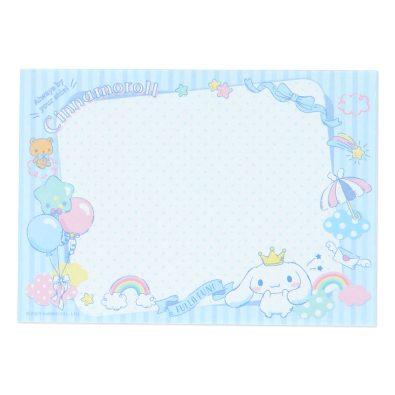 Cinnamoroll Memo Pad & Sticker Set