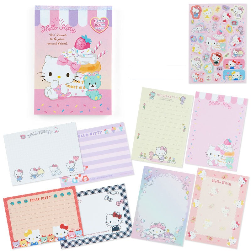 Hello Kitty Memo Pad & Sticker Set