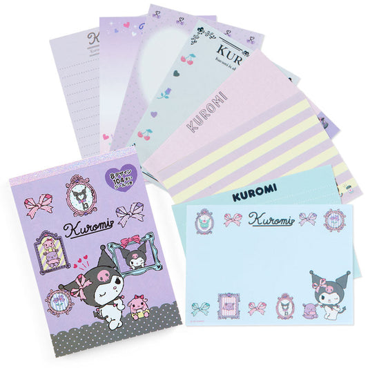 Kuromi Memo Pad & Sticker Set