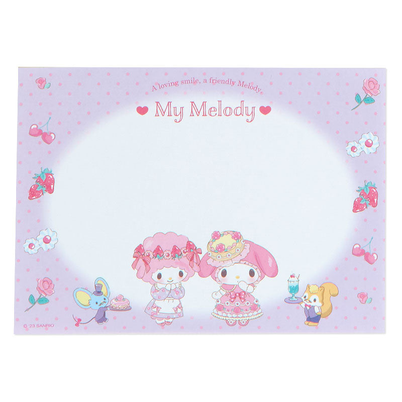 My Melody Memo Pad & Sticker Set