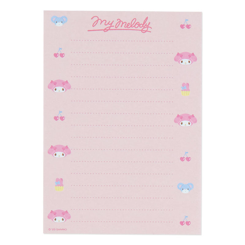 My Melody Memo Pad & Sticker Set