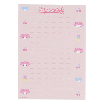 My Melody Memo Pad & Sticker Set