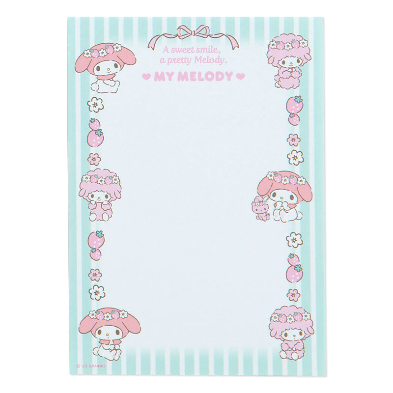 My Melody Memo Pad & Sticker Set