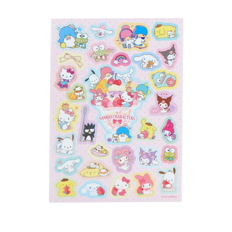 Sanrio Characters Memo Pad & Sticker Set