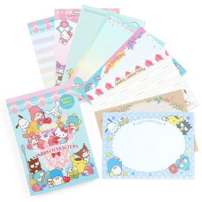 Sanrio Characters Memo Pad & Sticker Set