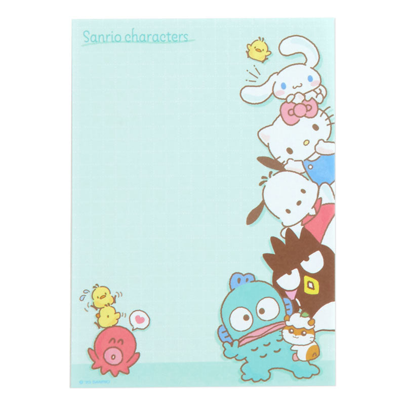 Sanrio Characters Memo Pad & Sticker Set