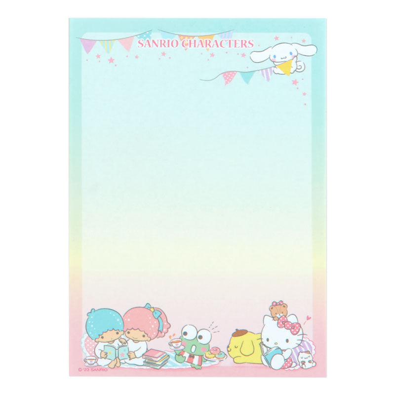 Sanrio Characters Memo Pad & Sticker Set