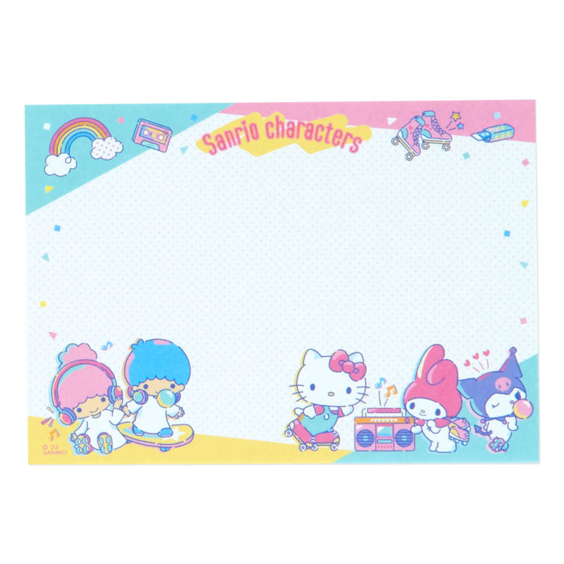 Sanrio Characters Memo Pad & Sticker Set