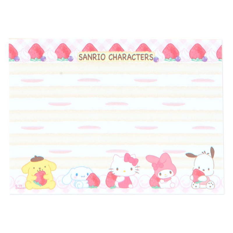 Sanrio Characters Memo Pad & Sticker Set