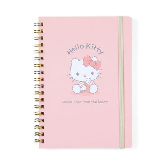 Hello Kitty Lined Notebook (Elastic Closure)