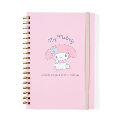 My Melody Lined Notebook (Elastic Closure)