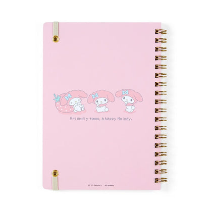 My Melody Lined Notebook (Elastic Closure)